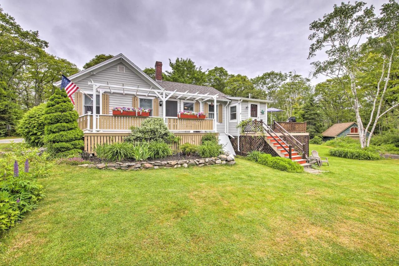 Charming East Boothbay Cottage With Large Yard! Eksteriør billede