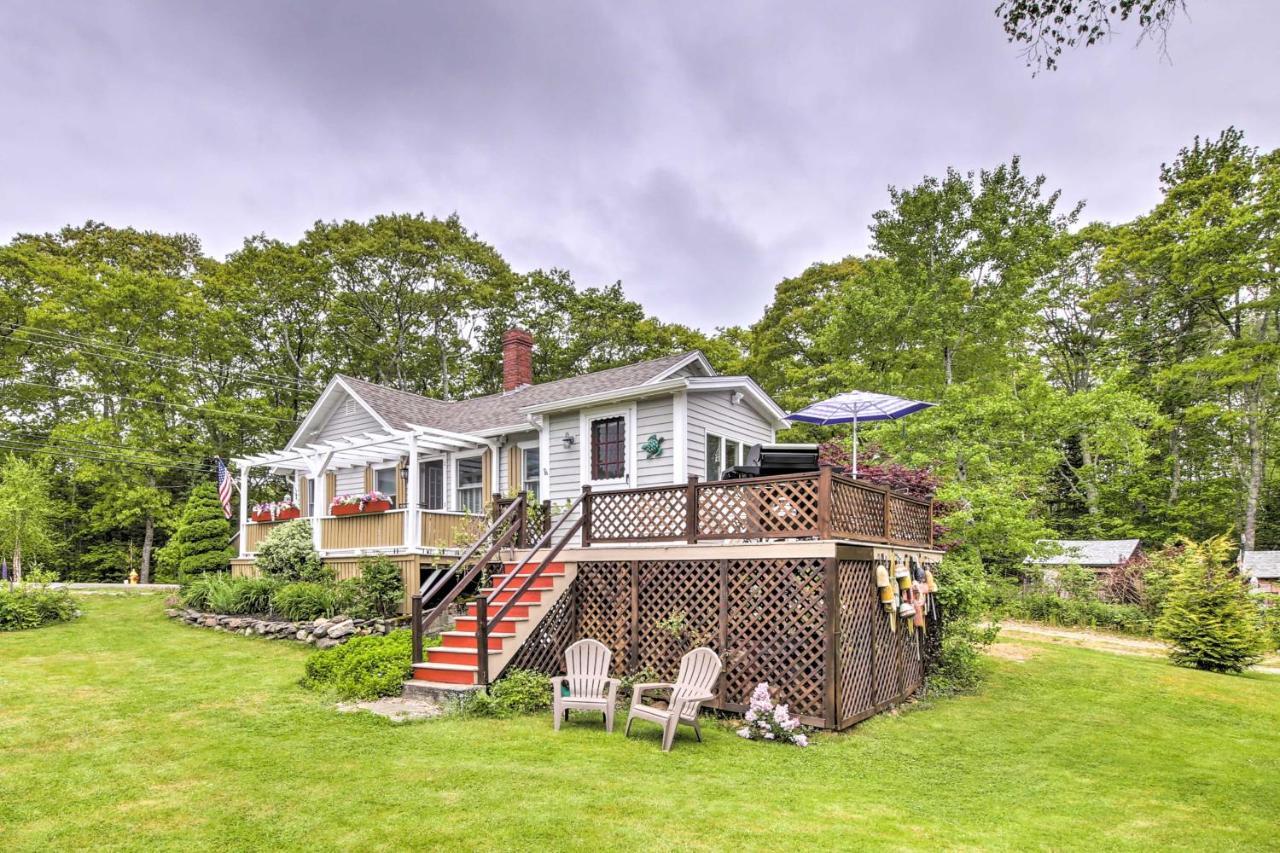 Charming East Boothbay Cottage With Large Yard! Eksteriør billede